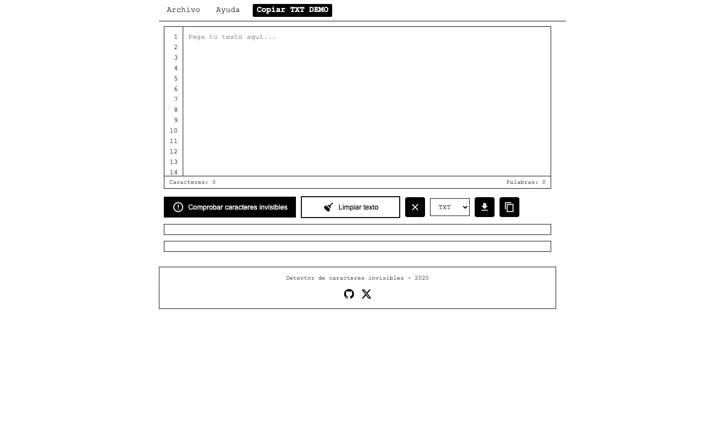 Detector Unicode de IA screenshot 1