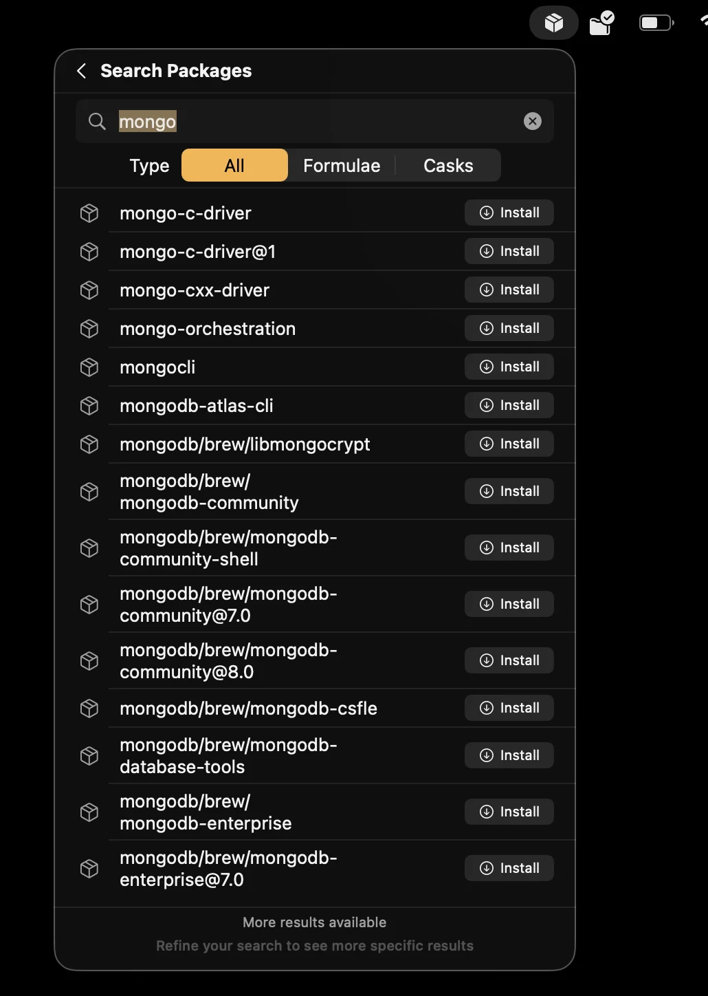 Brew Package Manager screenshot 3