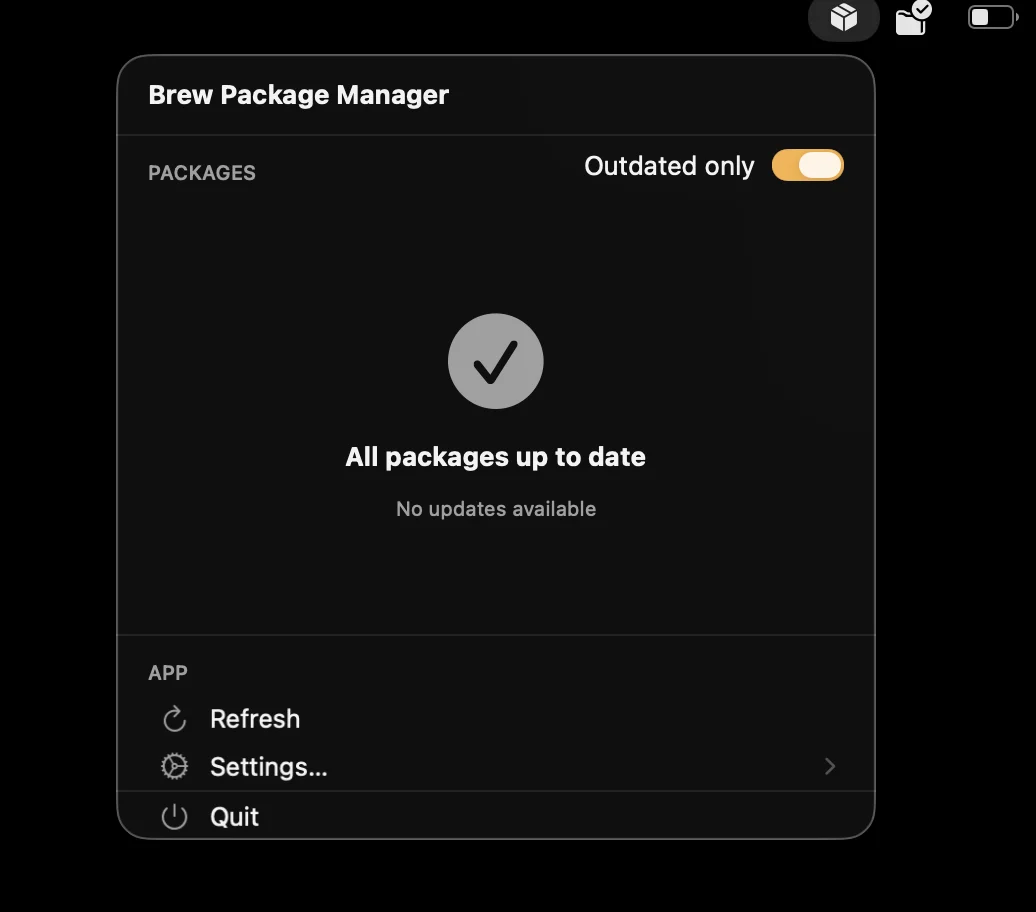 Brew Package Manager screenshot 5
