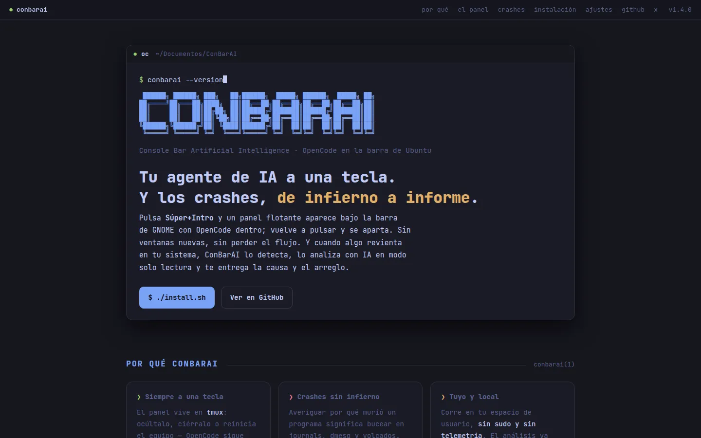 ConBarAI screenshot 1
