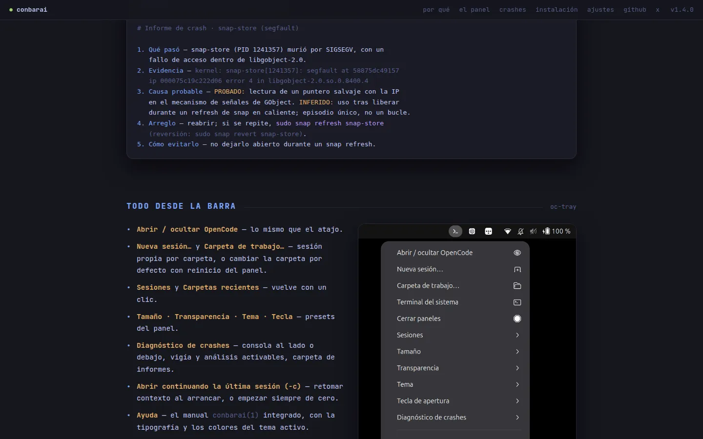 ConBarAI screenshot 2