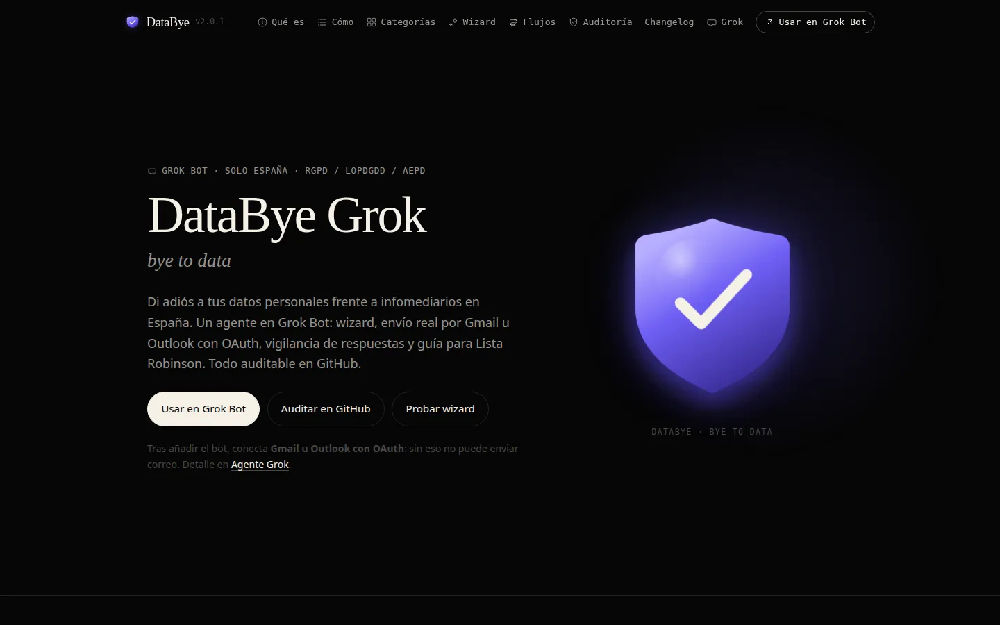 DataBye Grok screenshot 1