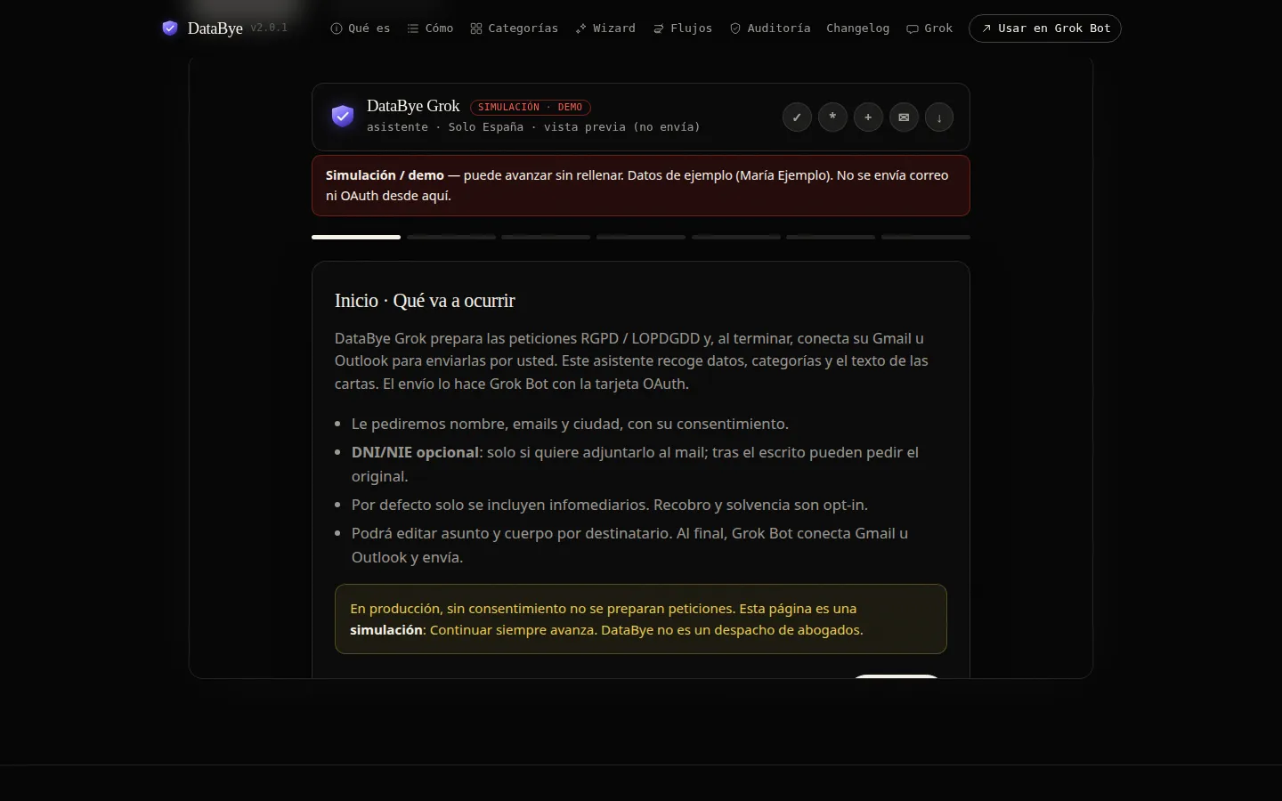DataBye Grok screenshot 2