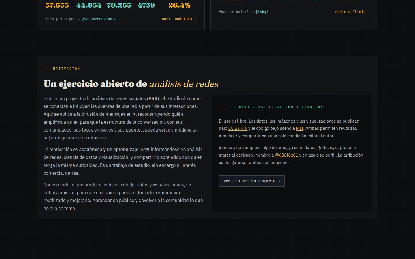 Observatorio ARS screenshot 2