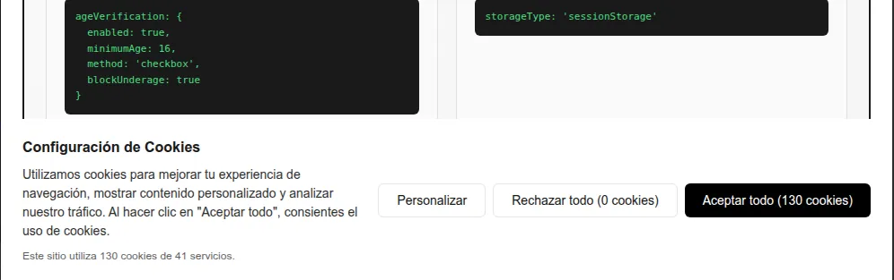 React Consent Shield screenshot 1