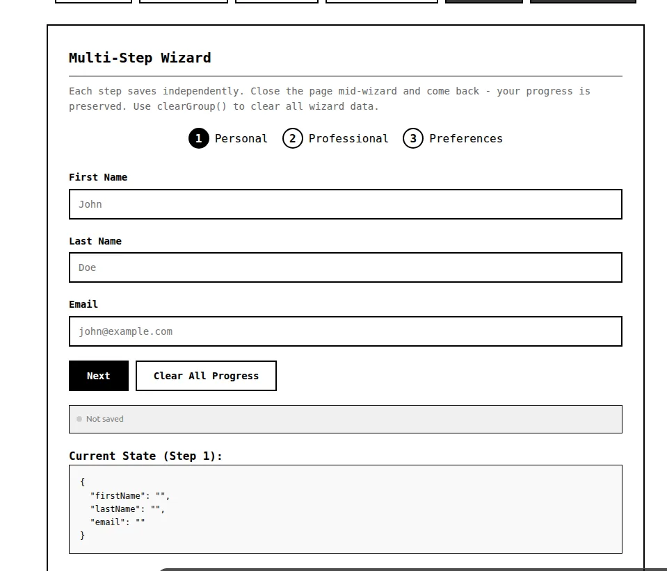 React Form Autosave screenshot 3
