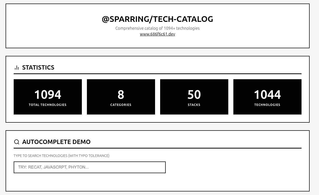 Tech Catalog screenshot 1