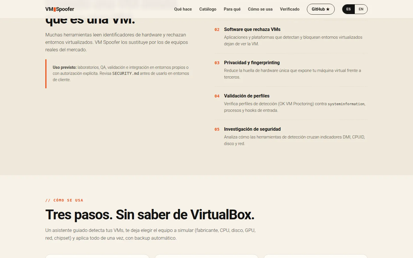 VM Spoofer screenshot 2